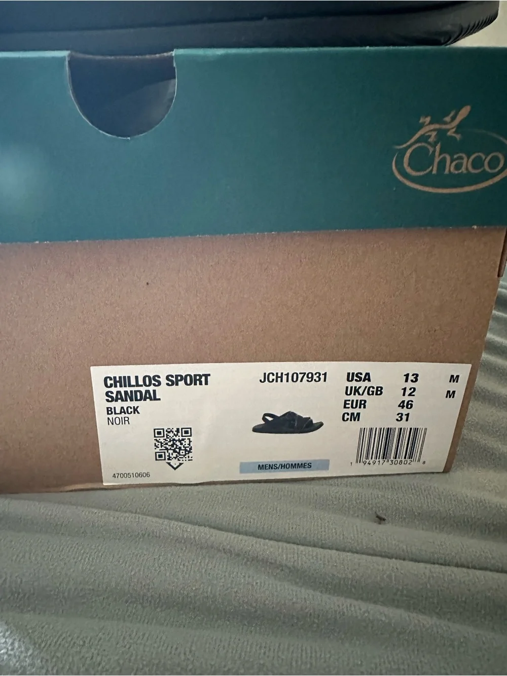 Chaco men’s size